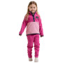 Hanorac copii Didriksons Monte Kids Half Bu 6 Cactus Pink
