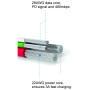 Cablul de încărcare și de date Swissten Textile USB / Lightning 1,2 m