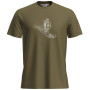Tricou bărbați Icebreaker M Mer 150 Tech Lite SS T Skiing Yeti verde Algae