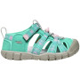 Sandale copii Keen Seacamp II Cnx Children Bright Aqua/Giggle Pink