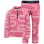 Lenjerie funcțională copii Didriksons Jadis Kids Pr Set 5 Path Heather Pink roz Path Heather Pink