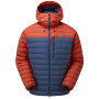 Geacă bărbați Mountain Equipment Earthrise Hooded Jacket roșu/albastru
