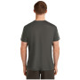 Tricou funcțional bărbați Icebreaker Merino Blend Core SS Tee Single Line Camp