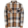 Cămașă bărbați Fundango Roddy Lined Shirt maro coffee
