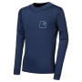 Tricou funcțional copii Sensor Merino DF Logo Up Deep Blue