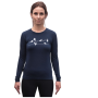 Tricou funcțional pentru femei cu mânecă lungă Sensor Merino Active Songbirds