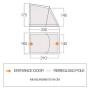 Extensie de cor Vango Tall Annex Elements Shield - Balletto