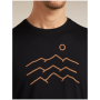 Tricou funcțional bărbați Icebreaker Merino Blend 125 Cool-Lite™ Sphere SS Tee Across the Peaks