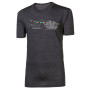 Tricou funcțional bărbați Progress Hrutur Yak gri šedý melír