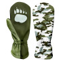Mănuși softshell pentru copii WAMU Khaki