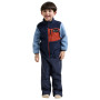 Hanorac copii Didriksons Anten Kids Fullzip 2 Winter Blue