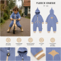 Salopetă copii DucKsday Polar Fleece Twin/Blue