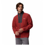 Hanorac bărbați Columbia Sequoia Grove™ Ii Fz Fleece roșu Red Oxide, Shark