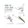 Furculiță grătar Light My Fire Grandpa's FireFork 2-pack