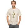 Tricou bărbați Chillaz Alles Banane bej