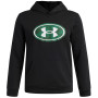Hanorac copii Under Armour UA B Rival FLC Key Pt Fil Hd Ultimate Black negru Ultimate Black / / White