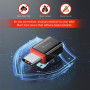 Adaptor Swissten Dataguard With Data Blocking USB-C (Male) / USB-C (Female)