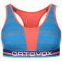 Bustieră Ortovox 185 Rock'N'Wool Sport Top albastru închis