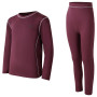 Set funcțional copii Dare 2b Pow II Baselayer Set Huckleberry roșu închis Huckleberry