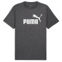 Tricou bărbați Puma Ess No. 1 Logo Heather Tee negru PUMA Black
