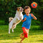 Jucărie pentru câini Nerf Dog X-Weave Soccer Squeak Ball 12,5 cm