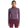 Tricou funcțional femei Icebreaker Women Mer 200 ZoneKnit LS Half Zip
