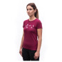 Tricou funcțional femei Sensor Merino Active Songbirds