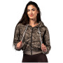 Hanorac femei Nebbia Relaxed Zip Hoodie Power maro dechis LIGHT BROWN CAMO