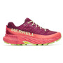 Încălțăminte de alergat pentru bărbați Merrell Agility Peak 5 3D roz/vișiniu mtl flare/crimson