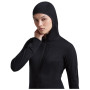 Hanorac funcțional de damă Icebreaker Women Merino Blend 200 RealFleece™ Descender LS Zip Hoodie