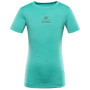 Tricou copii Alpine Pro Basiko Green verde PASTEL PERF GREEN