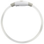 Zgardă luminoasă pentru câini Nite Ize NiteHowl Mini LED alb Disc-O Select