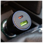 Adaptor Swissten Car Charger USB-C PD + USB-A, 63W + cabel USB-C / USB-C, 1 m