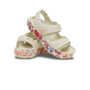 Sandale copii Crocs Crocband Cruiser Glow Confetti Band Sandal Summit White/Guava