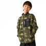 Hanorac funcțional copii Regatta Junior Frankie Warm Fleece Bark Green Camo