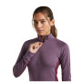 Tricou funcțional femei Icebreaker Women Mer 200 ZoneKnit LS Half Zip