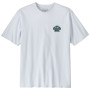 Tricou bărbați Patagonia Great Waves Responsibili-Tee alb White