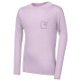 Tricou funcțional copii Sensor Merino DF Logo Up Mystic Violet