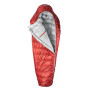 Sac de dormit de puf Patizon DPRO 890 L (186-200 cm) roșu Red/silver