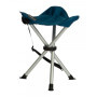 Scaun Vango Balmoral Aluminium Stool albastru