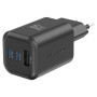 Adaptor Swissten GaN Travel Charger 2X USB -C + USB-A
