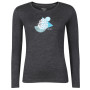 Tricou funcțional femei Progress Hela "Cone" gri šedý melír