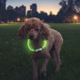 Zgardă luminoasă pentru câini Nite Ize NiteHowl® Rechargeable LED Safety Necklace