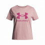 Tricou copii Under Armour BIG LOGO SS-PNK roz deschis Pink