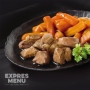 Fel principal Expres menu Carne de curcan cu baby morcovi