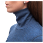 Tricou funcțional femei Sensor Merino Bold Roll Neck dl.rukáv