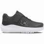Încălțăminte copii Under Armour BINF Surge 4 AC-GRY gri închis Gray