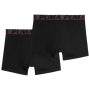 Boxeri bărbați Puma Striped Elastic Boxers 2P black