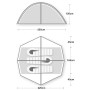 Cort turistic Terra Nova Equipment Helm Compact 3