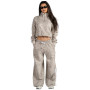 Hanorac femei Nebbia Half-Zip Leopard Sweatshirt Primal